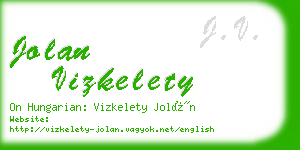 jolan vizkelety business card